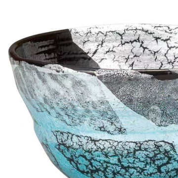 Japanese-made Original Imported Kutani-yaki Silver-Glazed Handcrafted Matcha Bowl High-Grade Tea Set Tea Ceremony Dishware Bowl